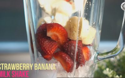 Rocky Recipes : Strawberry Banana Milk shake 🍓🍌